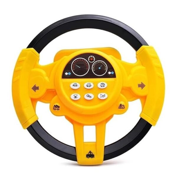 Steering Wheel Toy with Sound for Kids, Electric Driving Simulator, Musical Educational Toy