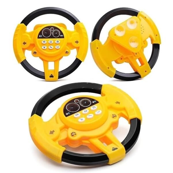 Steering Wheel Toy with Sound for Kids, Electric Driving Simulator, Musical Educational Toy - Image 3